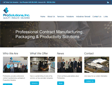 Tablet Screenshot of callprosolutions.com